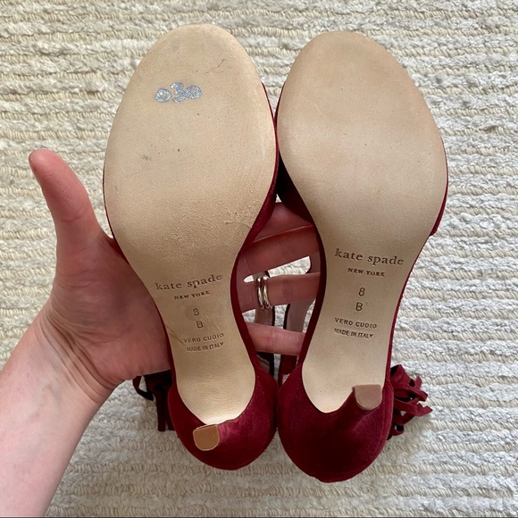 NWT Kate Spade Inga suede heels - Picture 12 of 15